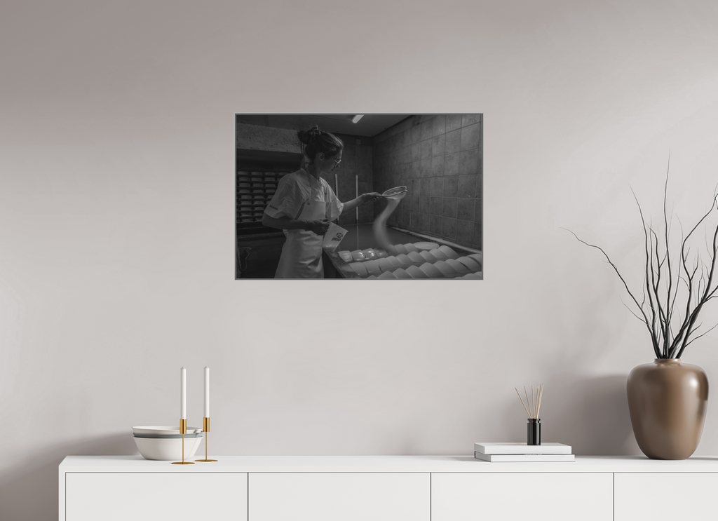 75 x 50 cm, ArtBox Aluminium, 25mm Profiltiefe, Silber Wo Tradition zu Geschmack wird